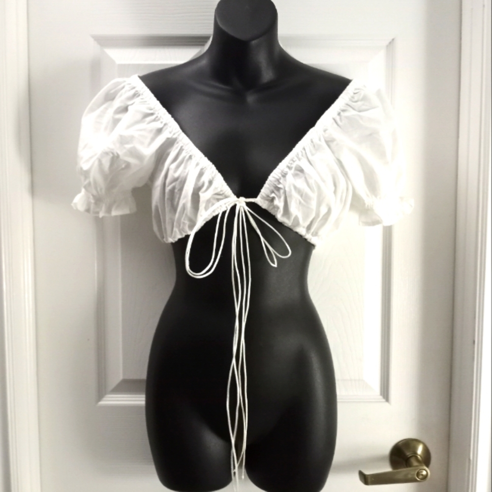 SHEIN "MILK MAID" crop top